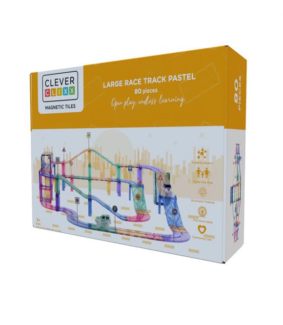 PISTE DE COURSE CLEVERCLIXX - 80 PIECES