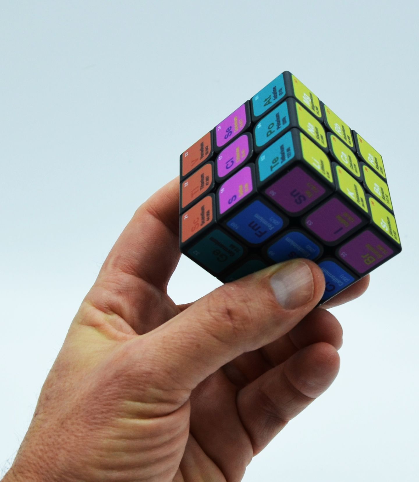 Cube de puzzle formule Chimiques et Mathématiques