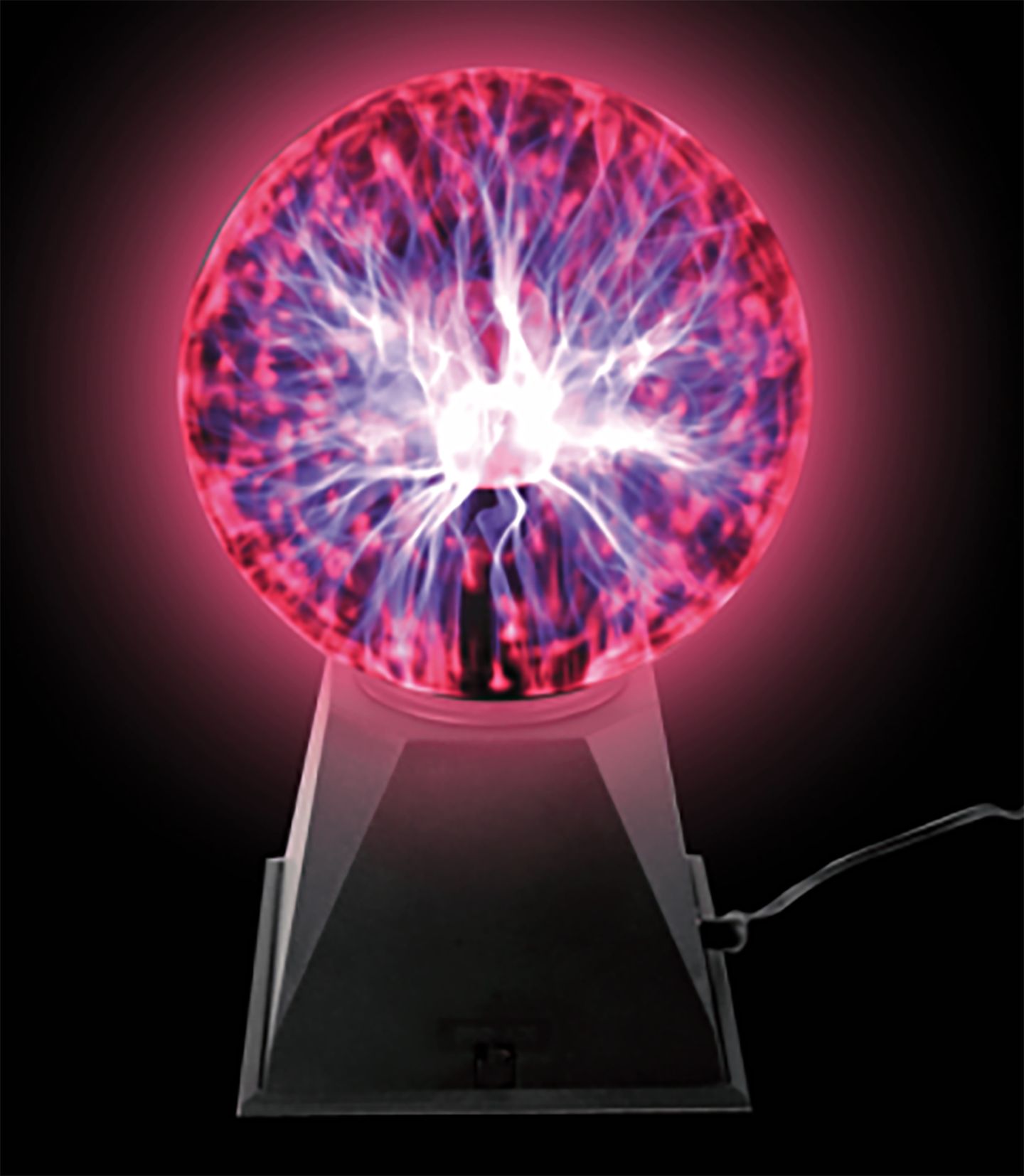 AXTMR Lampe boule plasma géante unisexe bleue - Boule statique qui peut  être touchée et contrôlée par le son - Boule à plasma magique à induction