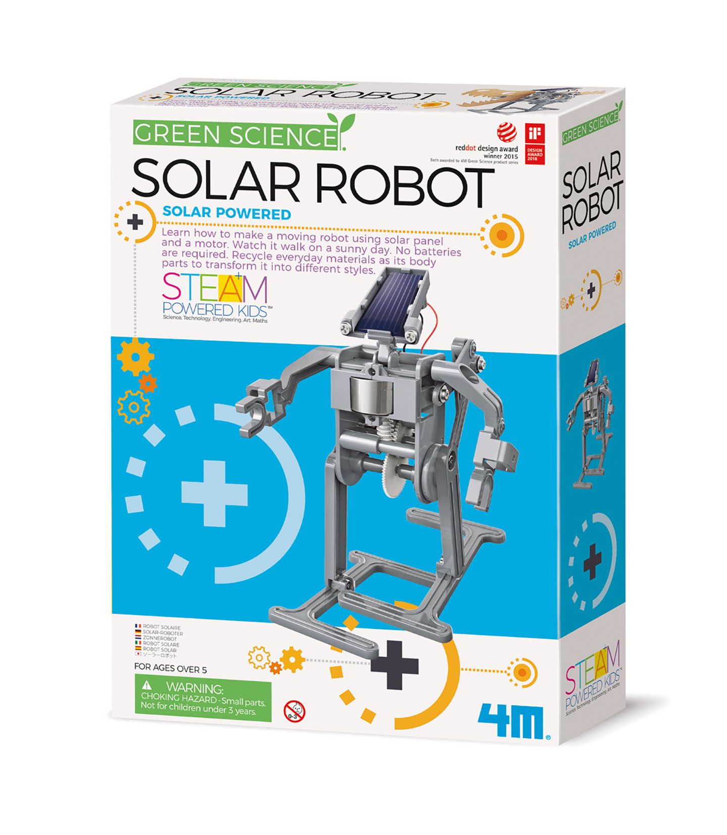 Science et éducation Énergie solaire Robot Chien Bricolage Technologie  Gadget