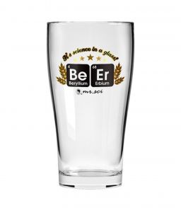 VERRE A BIERE ELEMENT CHIMIQUE BE ER